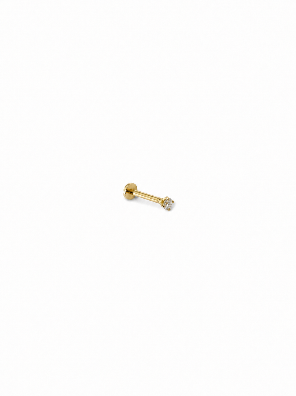 Piercing de Nariz 14k con Diamantes