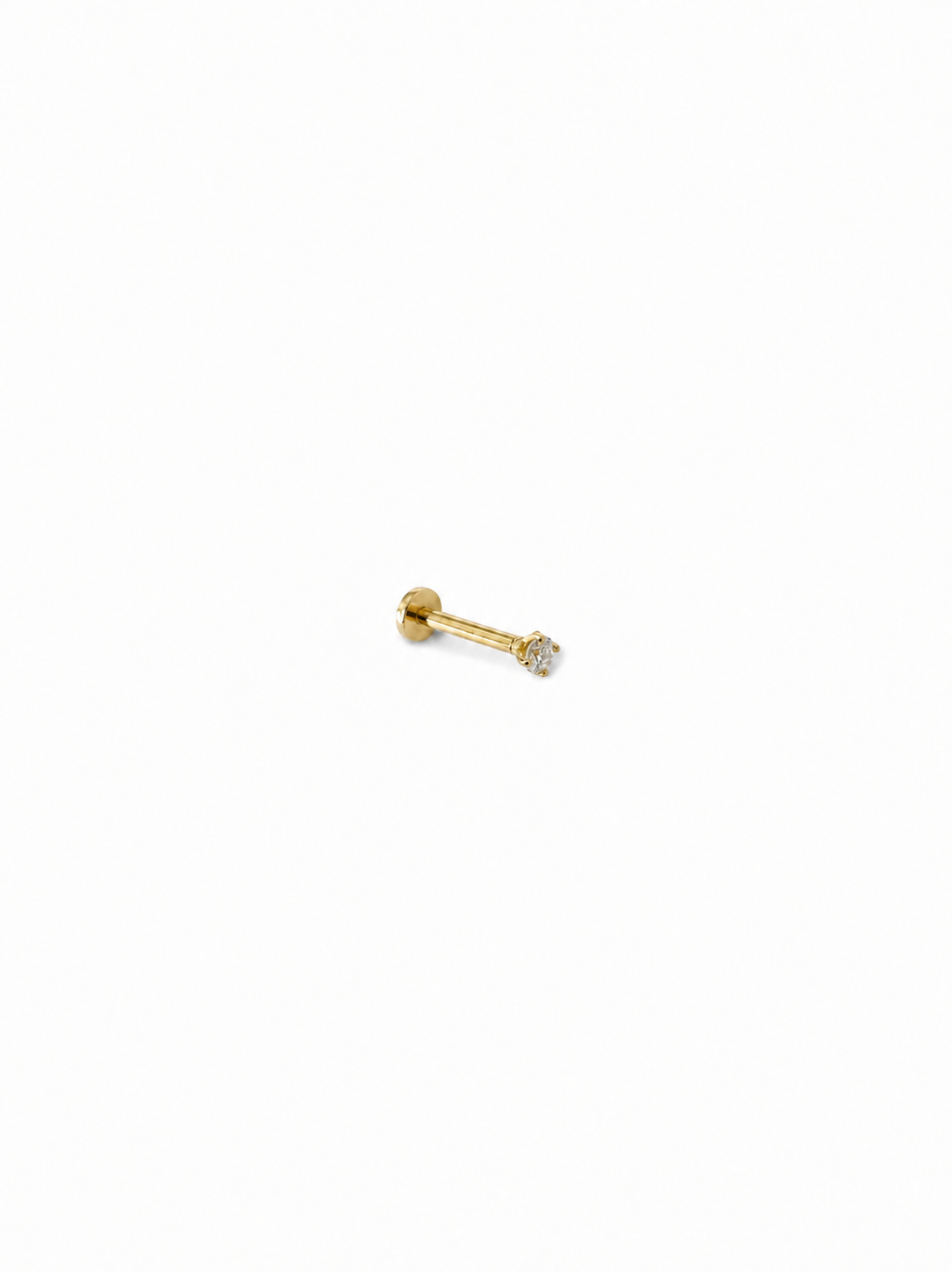 Piercing de Nariz 14k con Diamantes