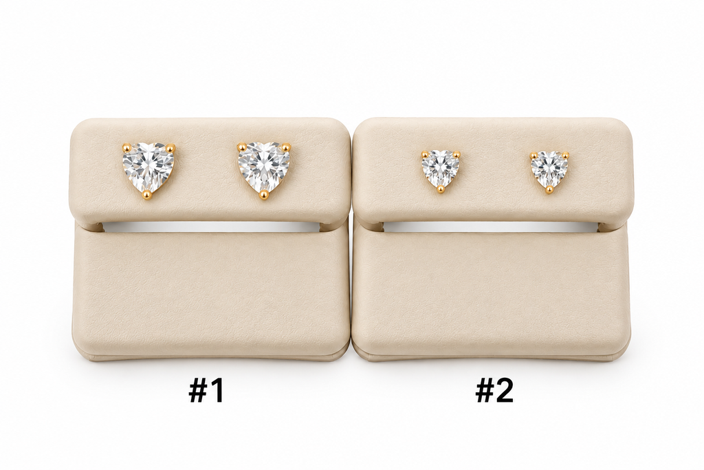 Artes 14k Diamante Corazón