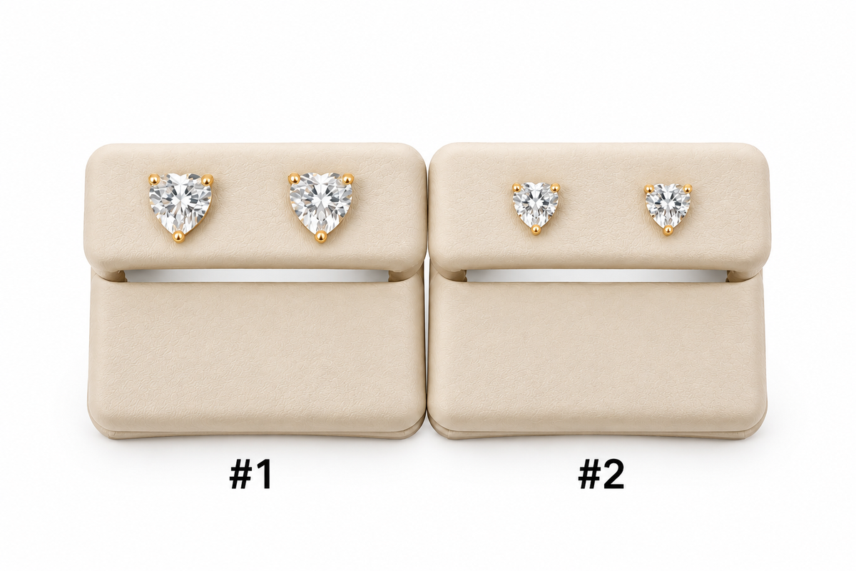 Artes 14k Diamante Corazón