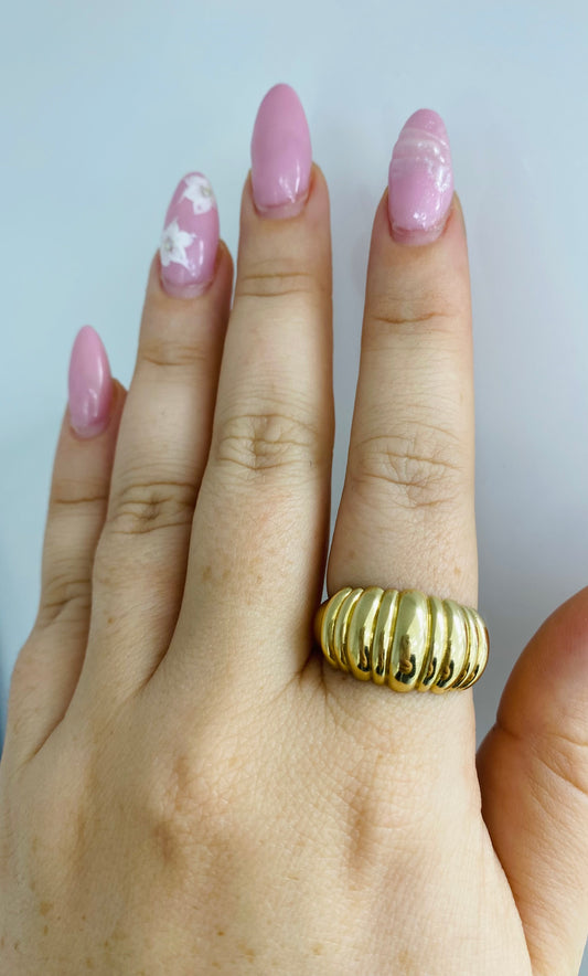 Anillo buchón 10k
