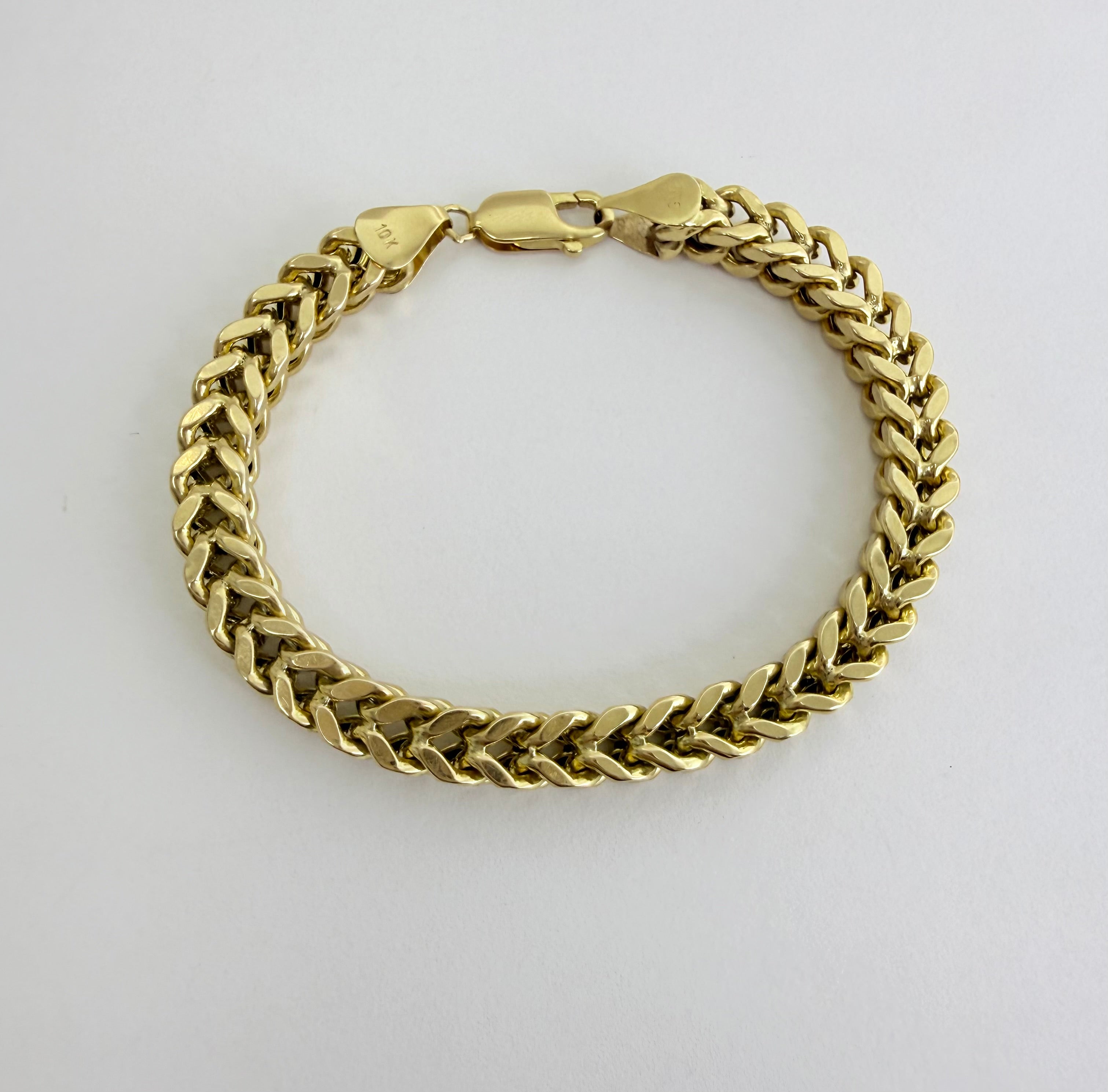 Pulsera franco 10k