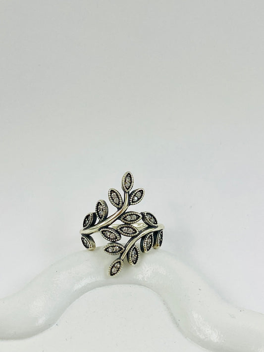 Anillo de rama de Plata