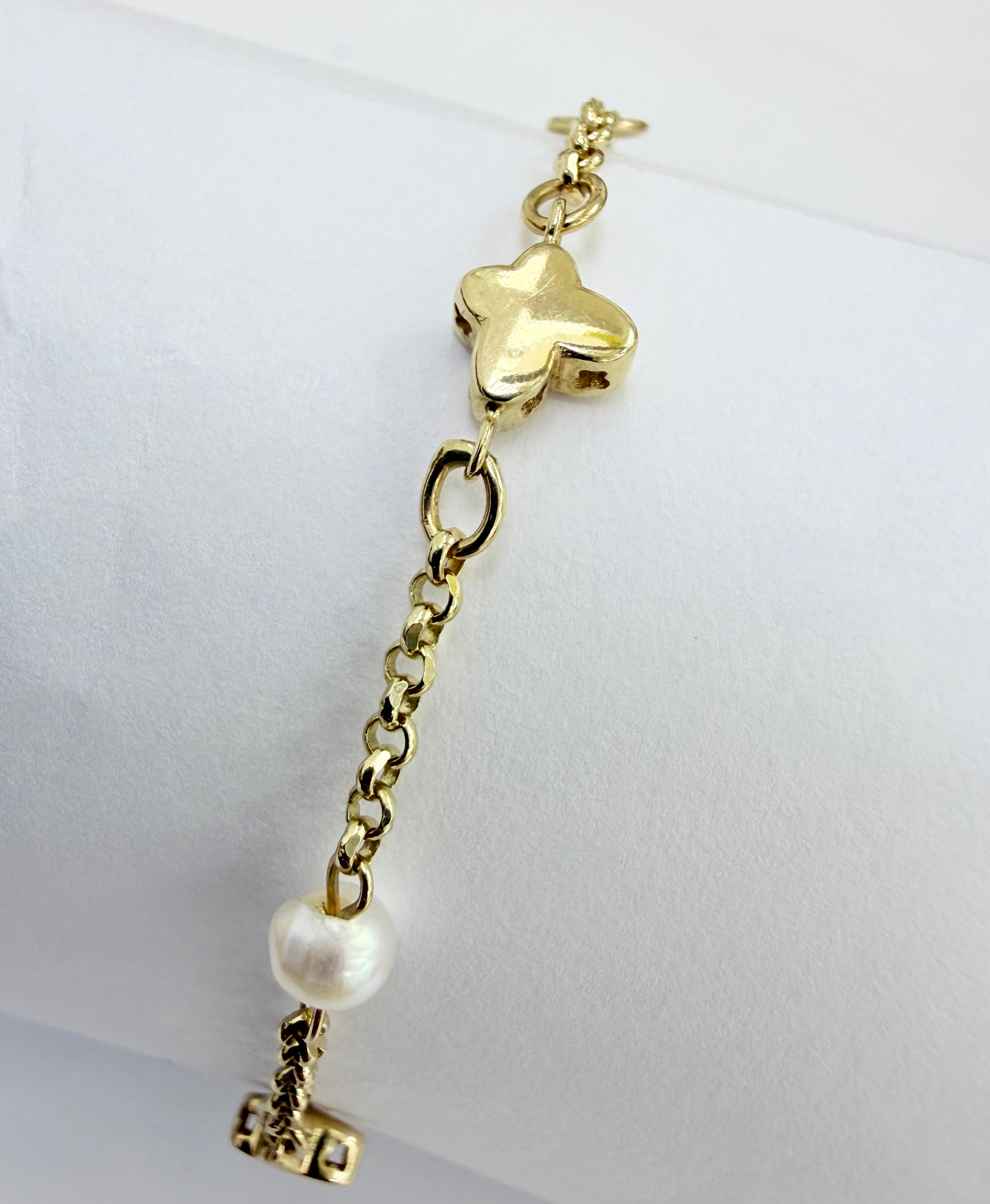 Pulsera bebé 14k