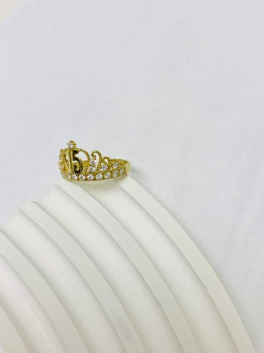 Anillo de 15 de 10 k
