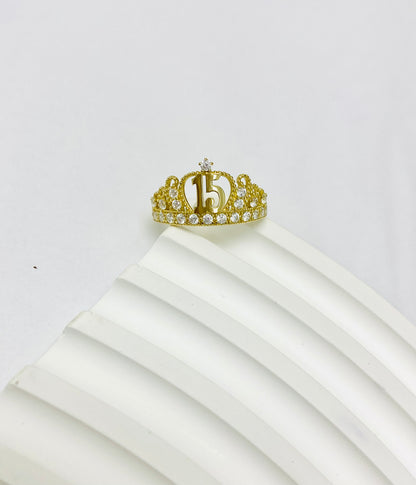 Anillo de 15 de 10 k