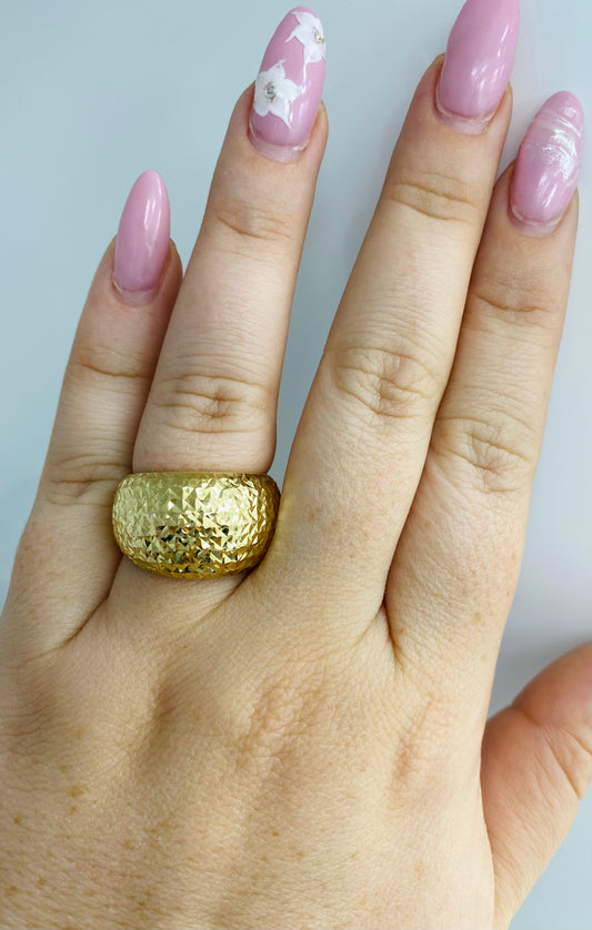 Anillo buchón 10k