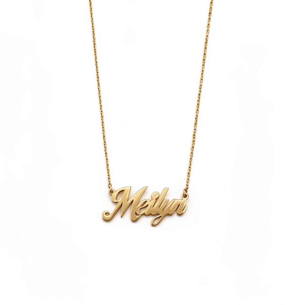 Cadena nombre Plane 14k