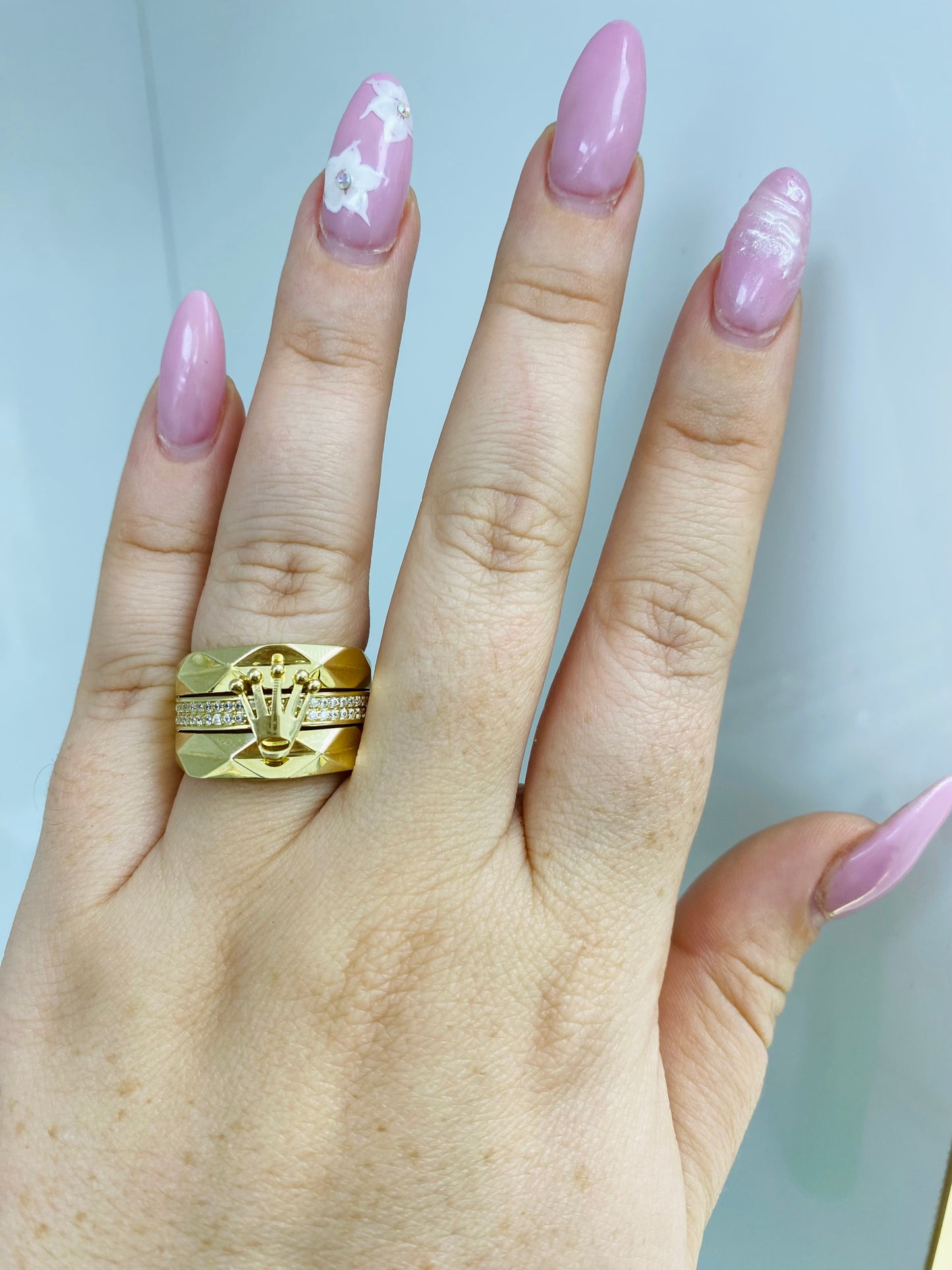 Anillo con corona 10k
