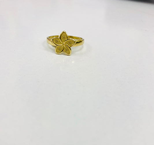 Anillo de flor 10 k
