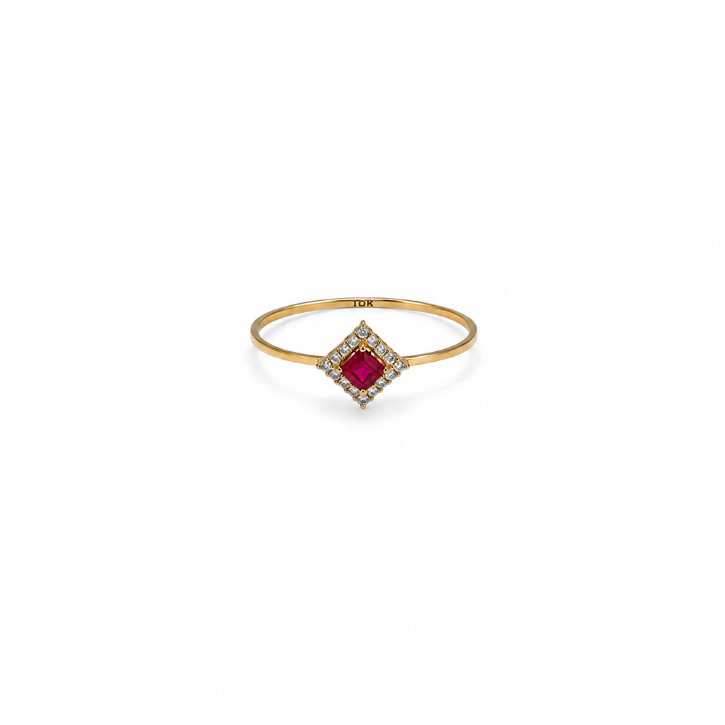 Anillo sencillo 10k