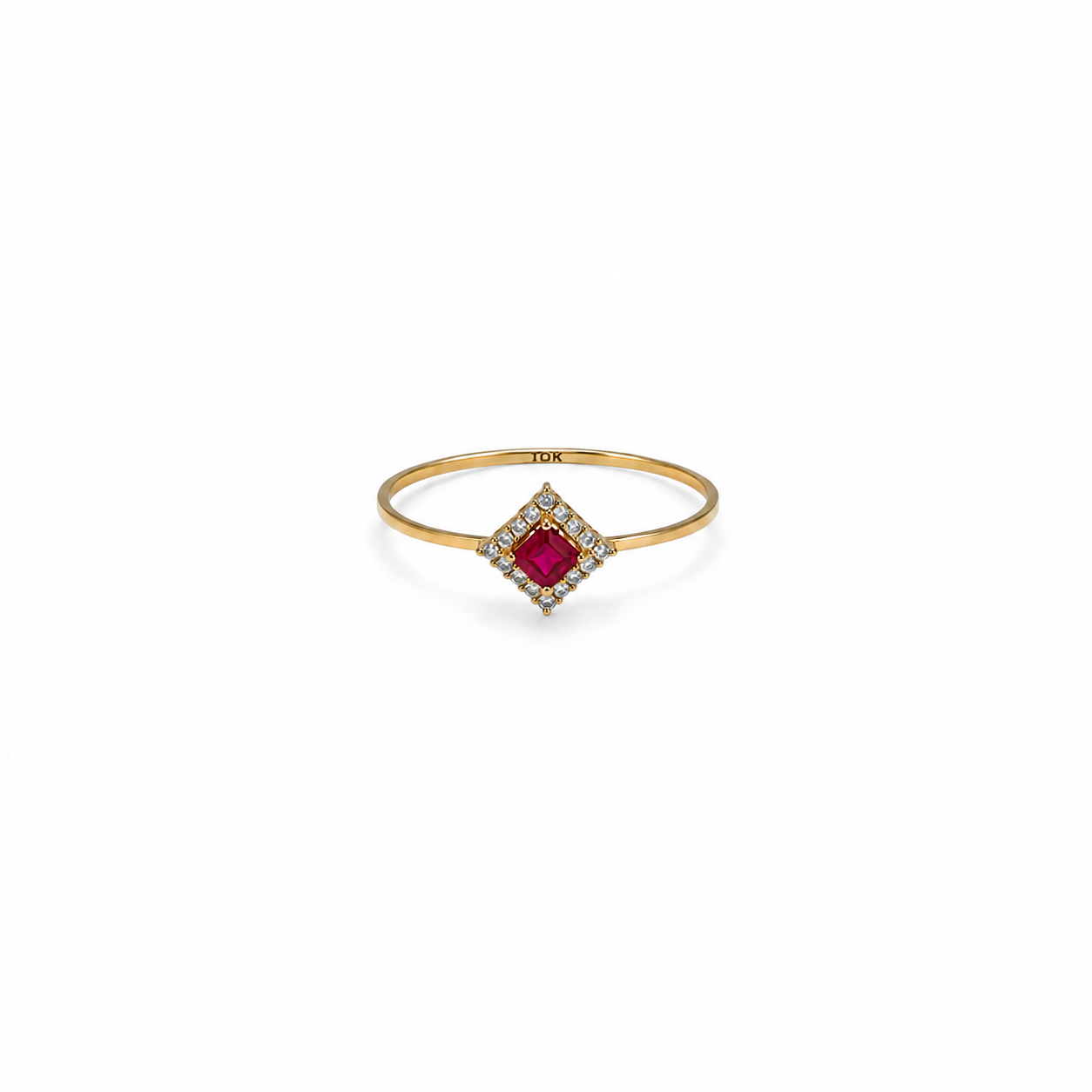 Anillo sencillo 10k