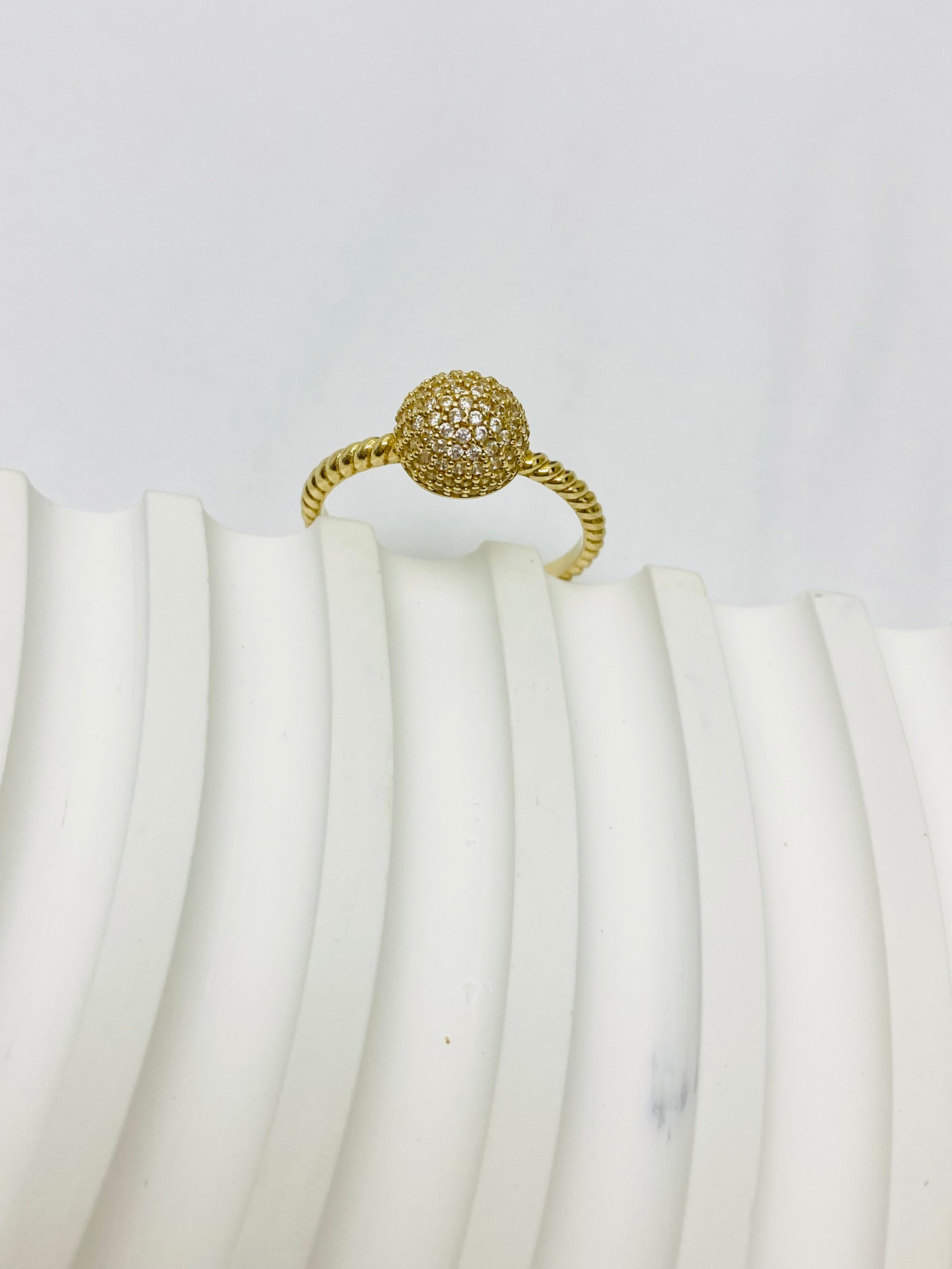 Anillo de bola 14 K