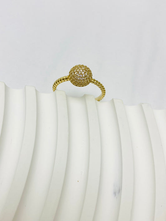 Anillo de bola 14 K