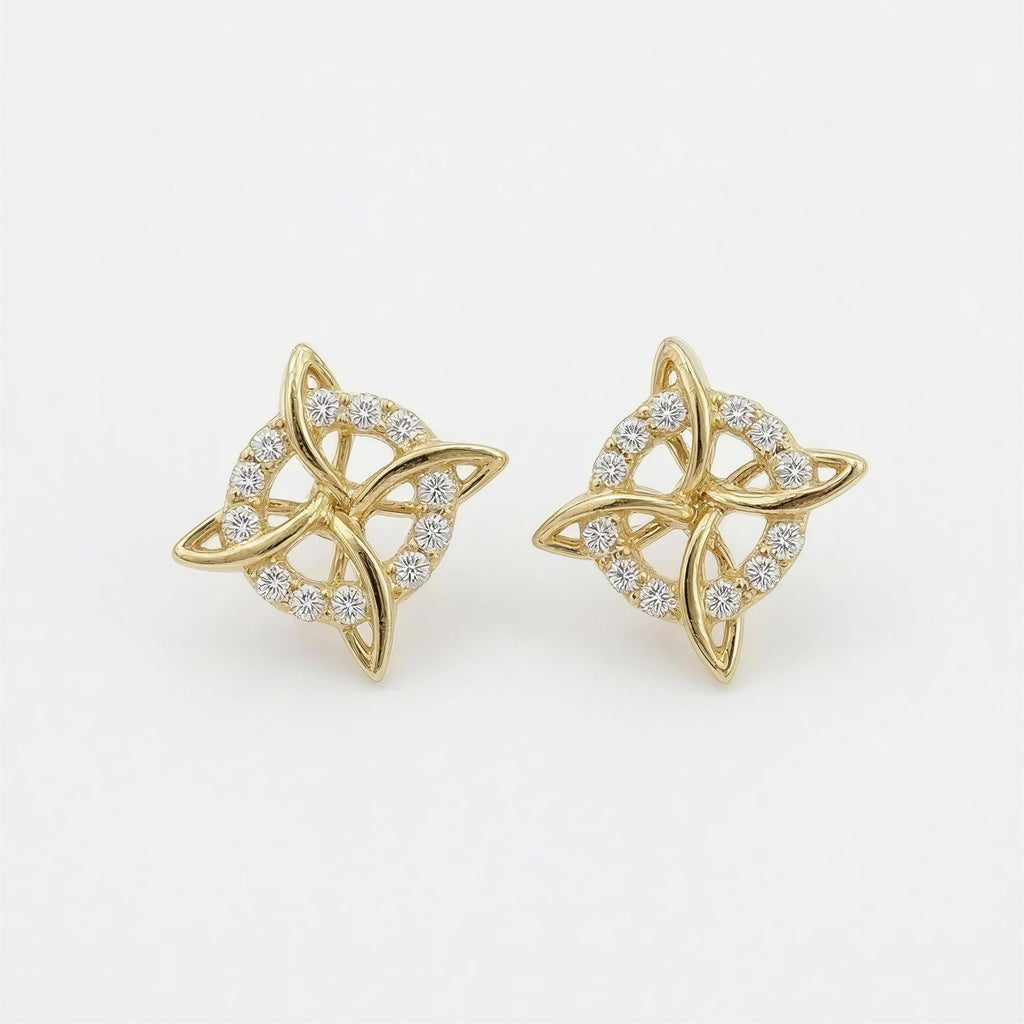 Aretes de Nudo de Bruja 10K