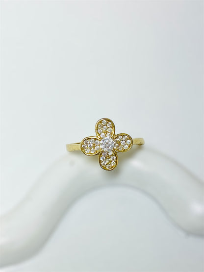 Anillo de flor 10K