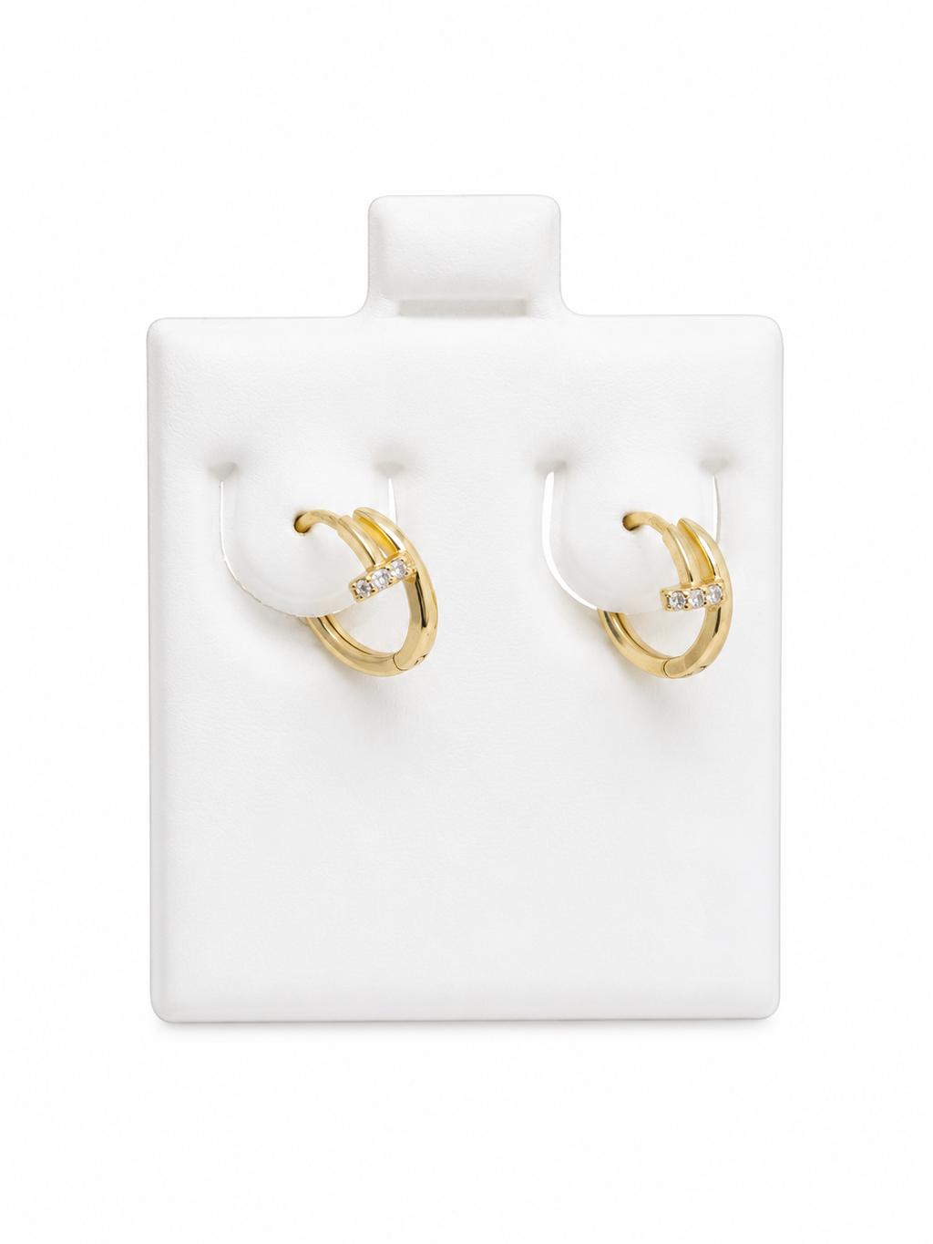 Argollas clavo 14k