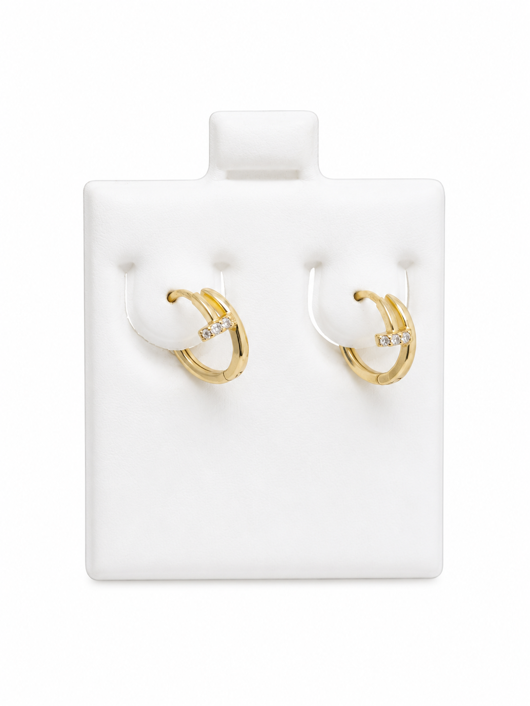 Argollas clavo 14k