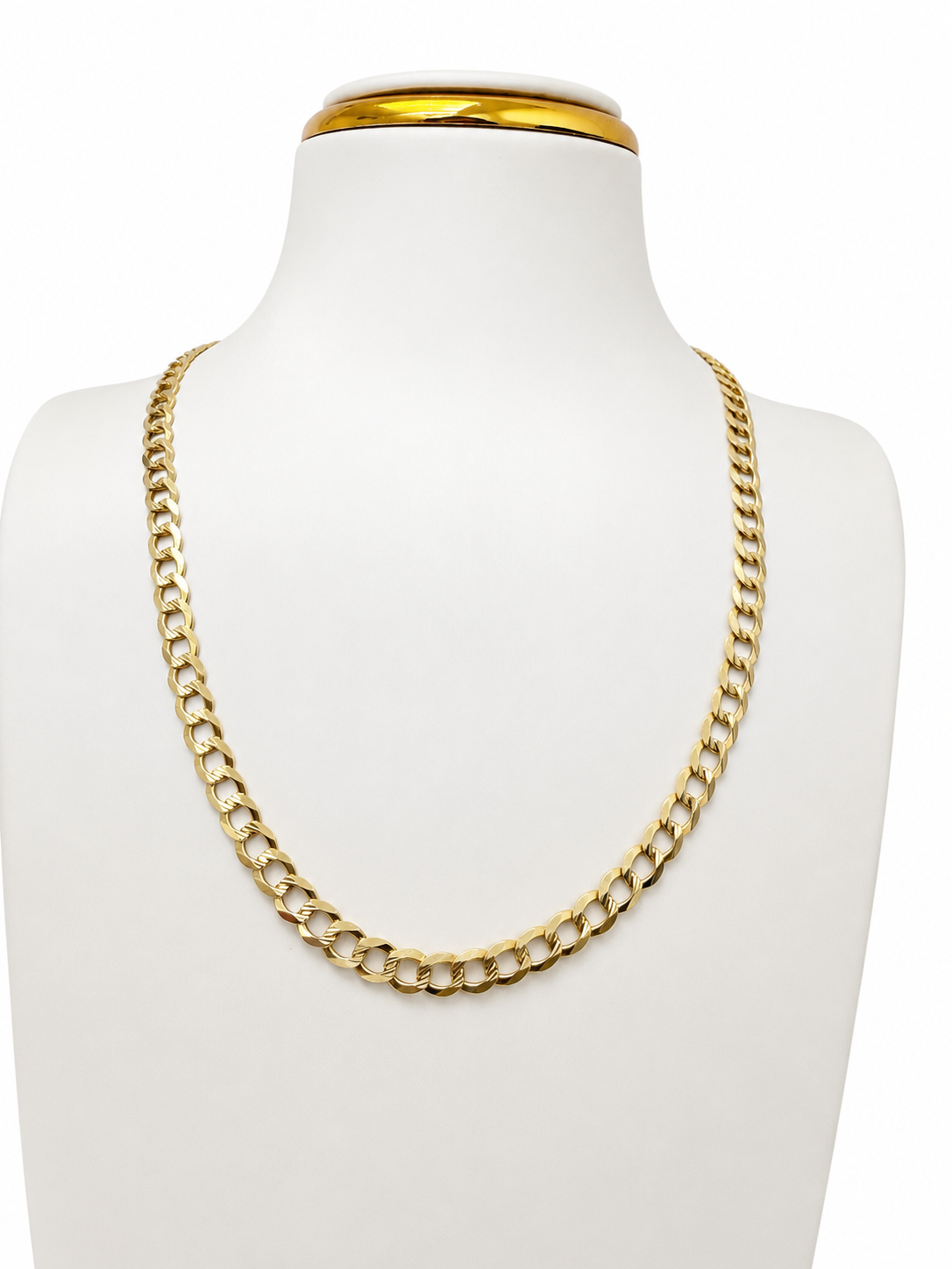 Cadena corte brillo 10k 4.5mm