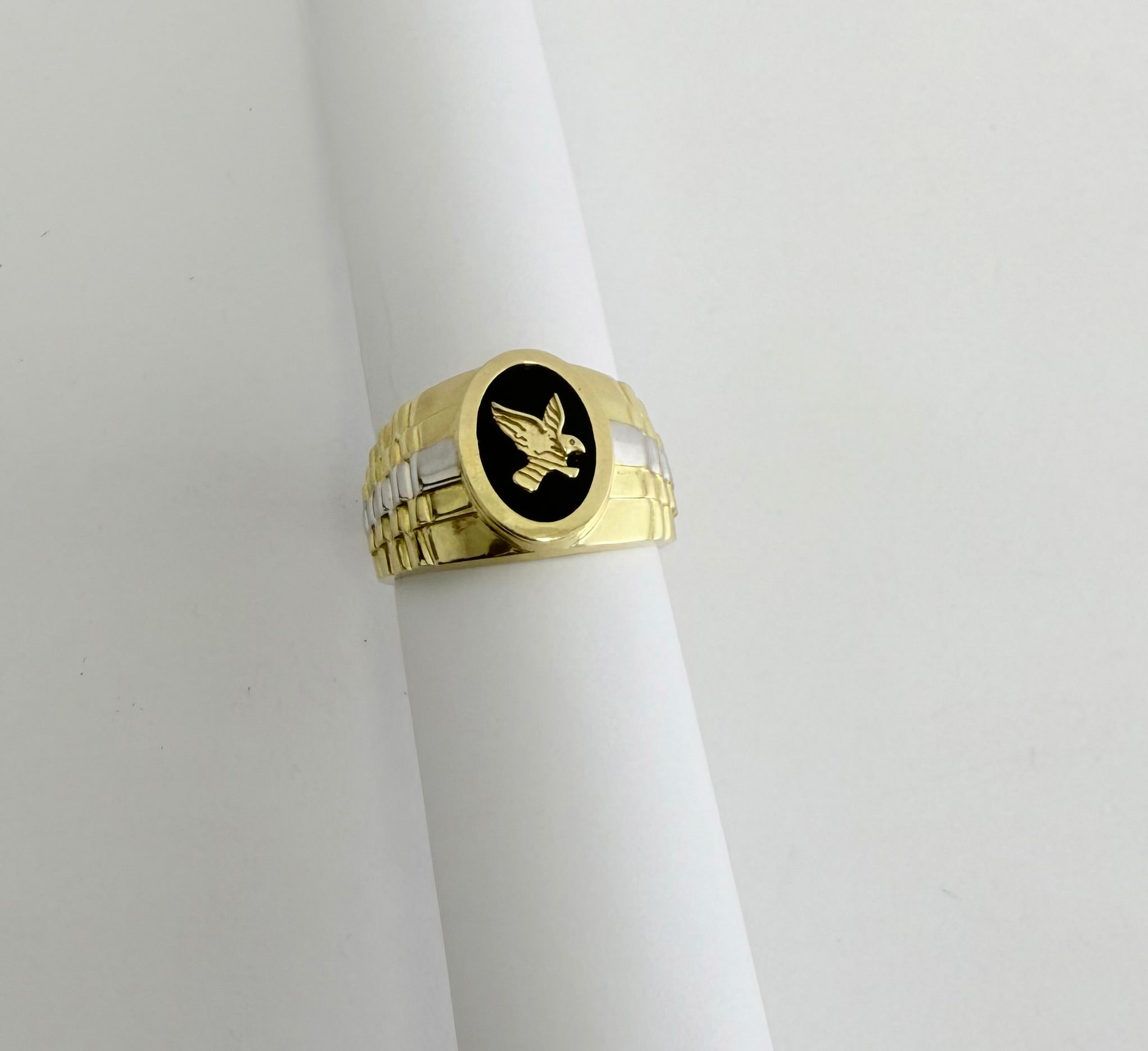 Anillo hombre águila 10k