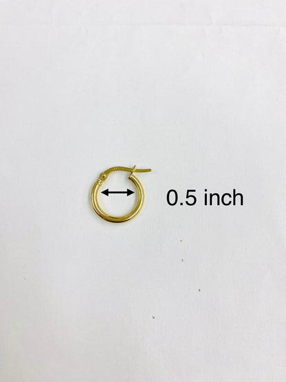 Argollas sencillas 14K