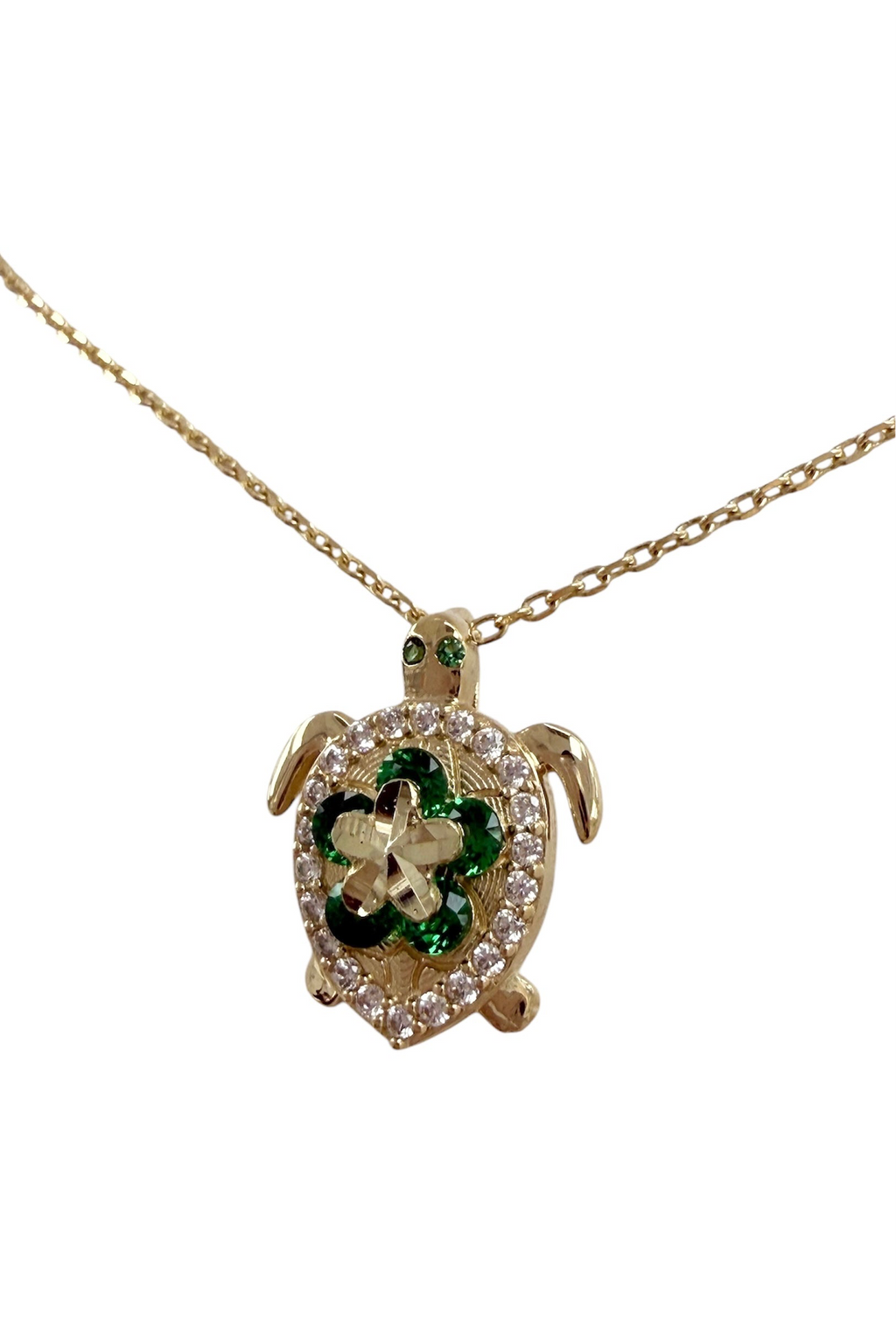 Cadena tortuga 14K