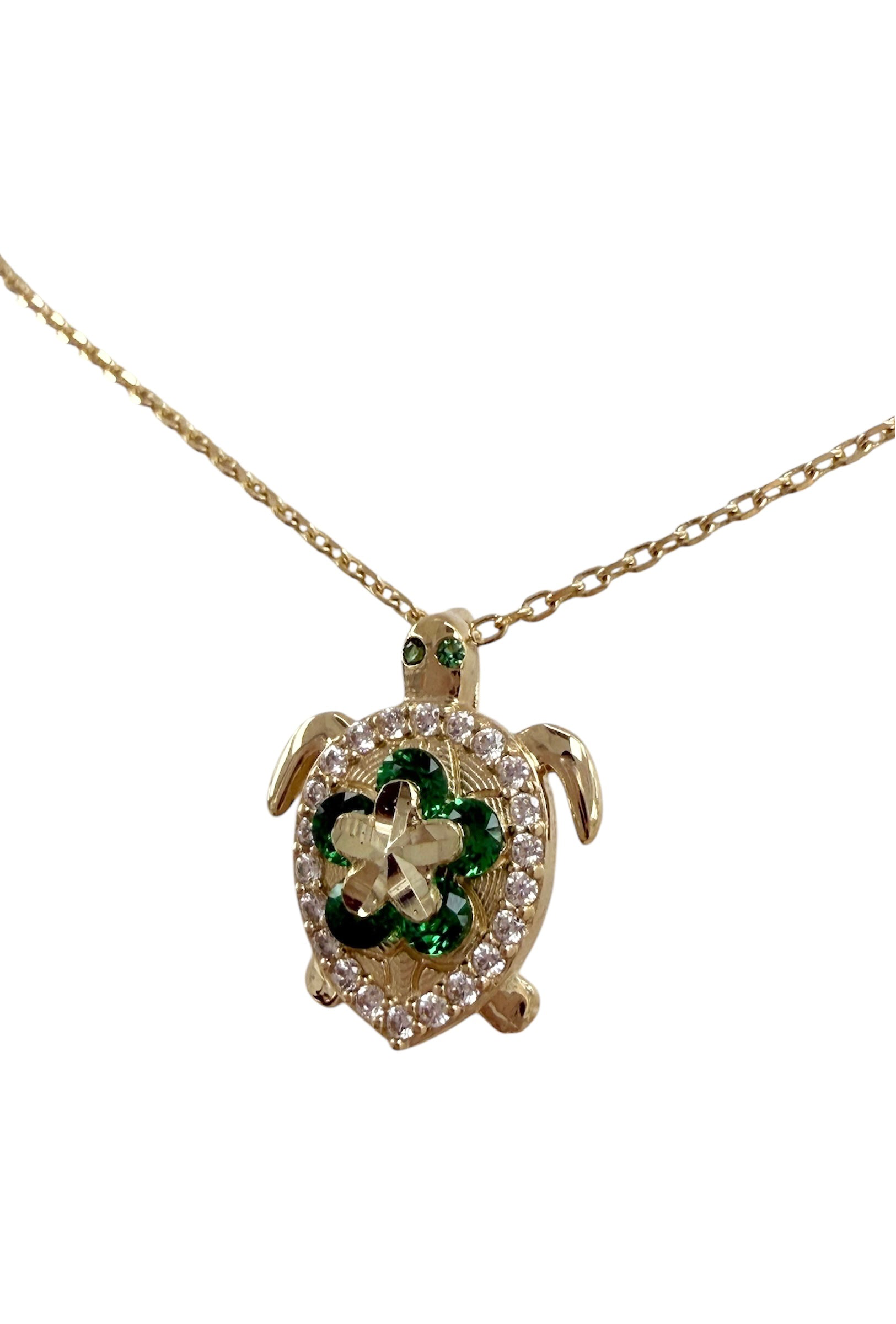 Cadena tortuga 14K