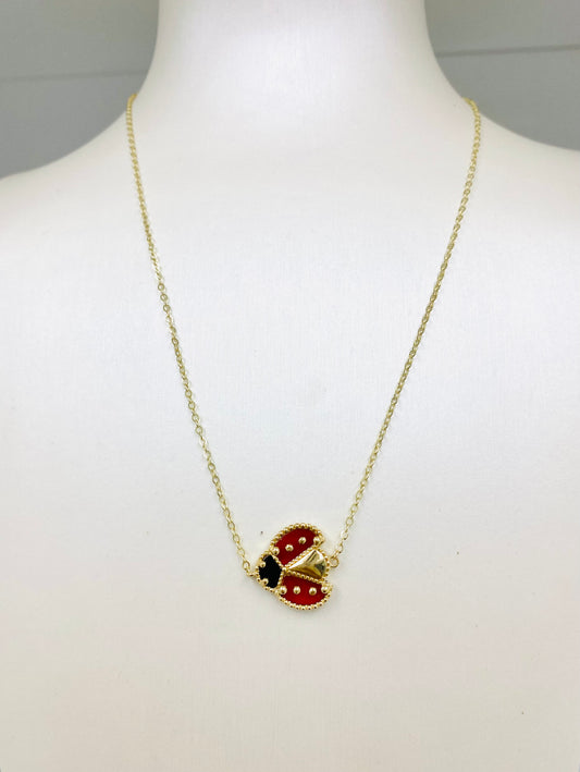 Cadena lady bug 10K y 14K