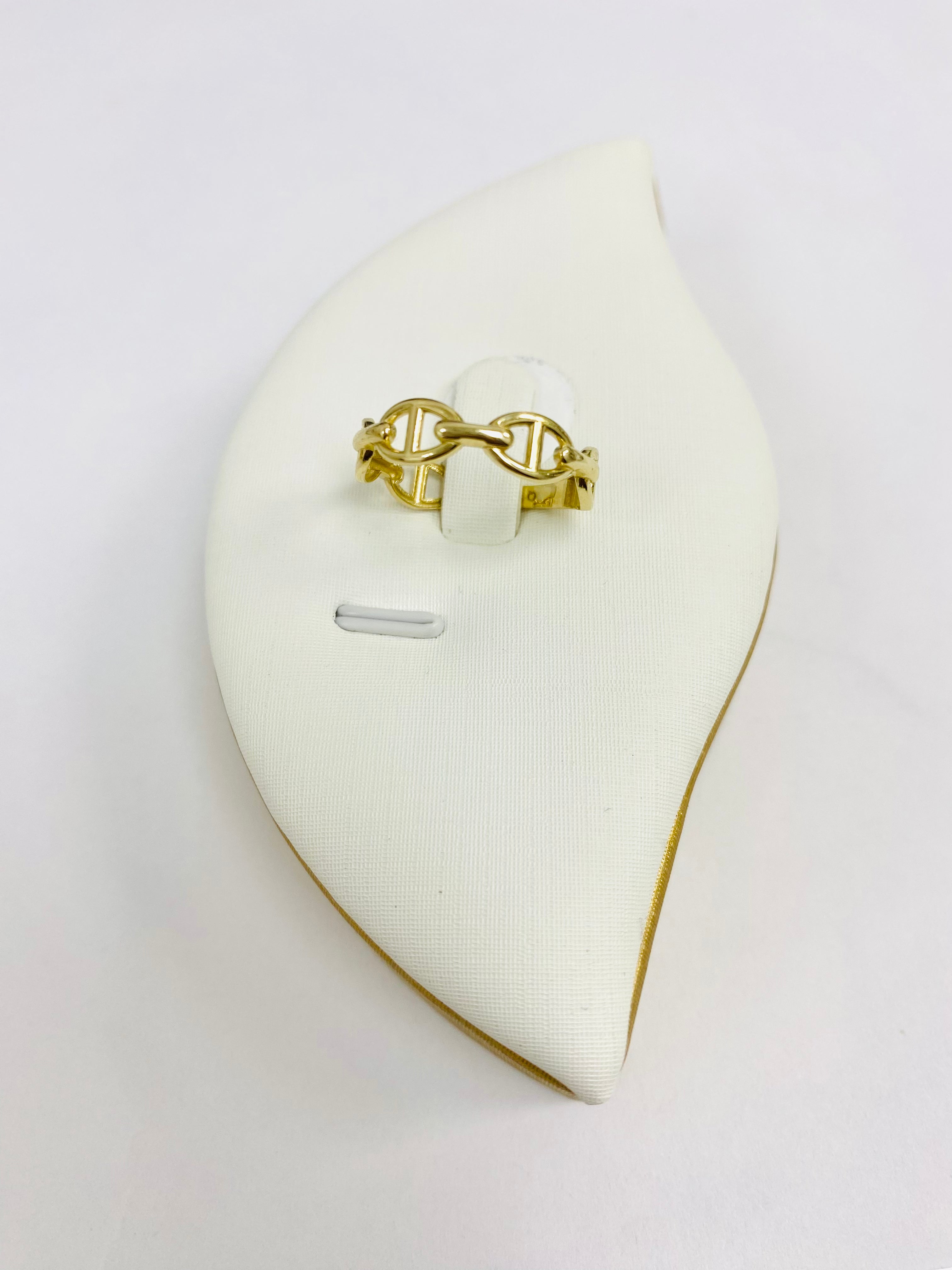 10K chain style ring