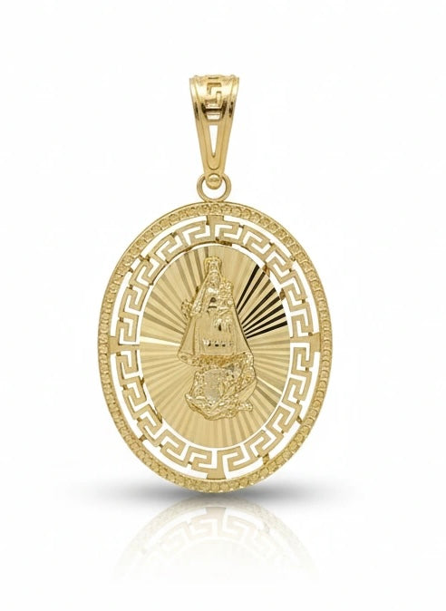 Dije de la virgen de la caridad14k