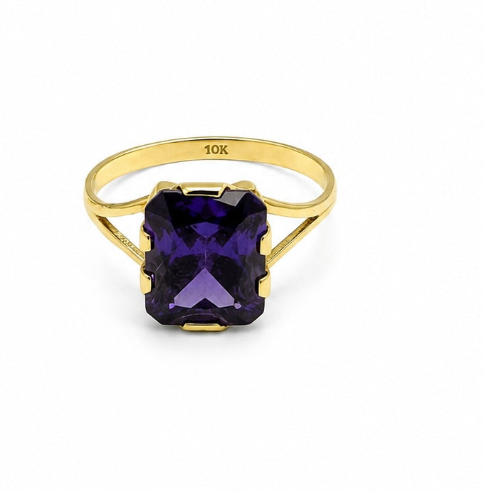 Anillo piedra 10k