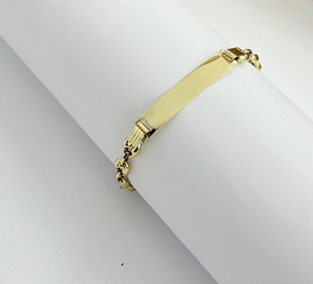 Pulsera placa niño / niña 10k