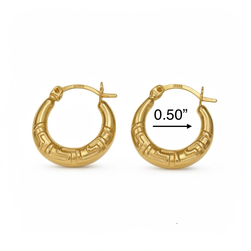 Argollas pequeñas 10k