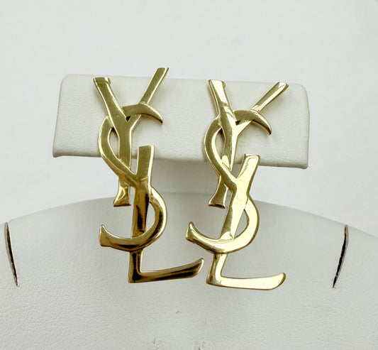 Aretes YSL 10k
