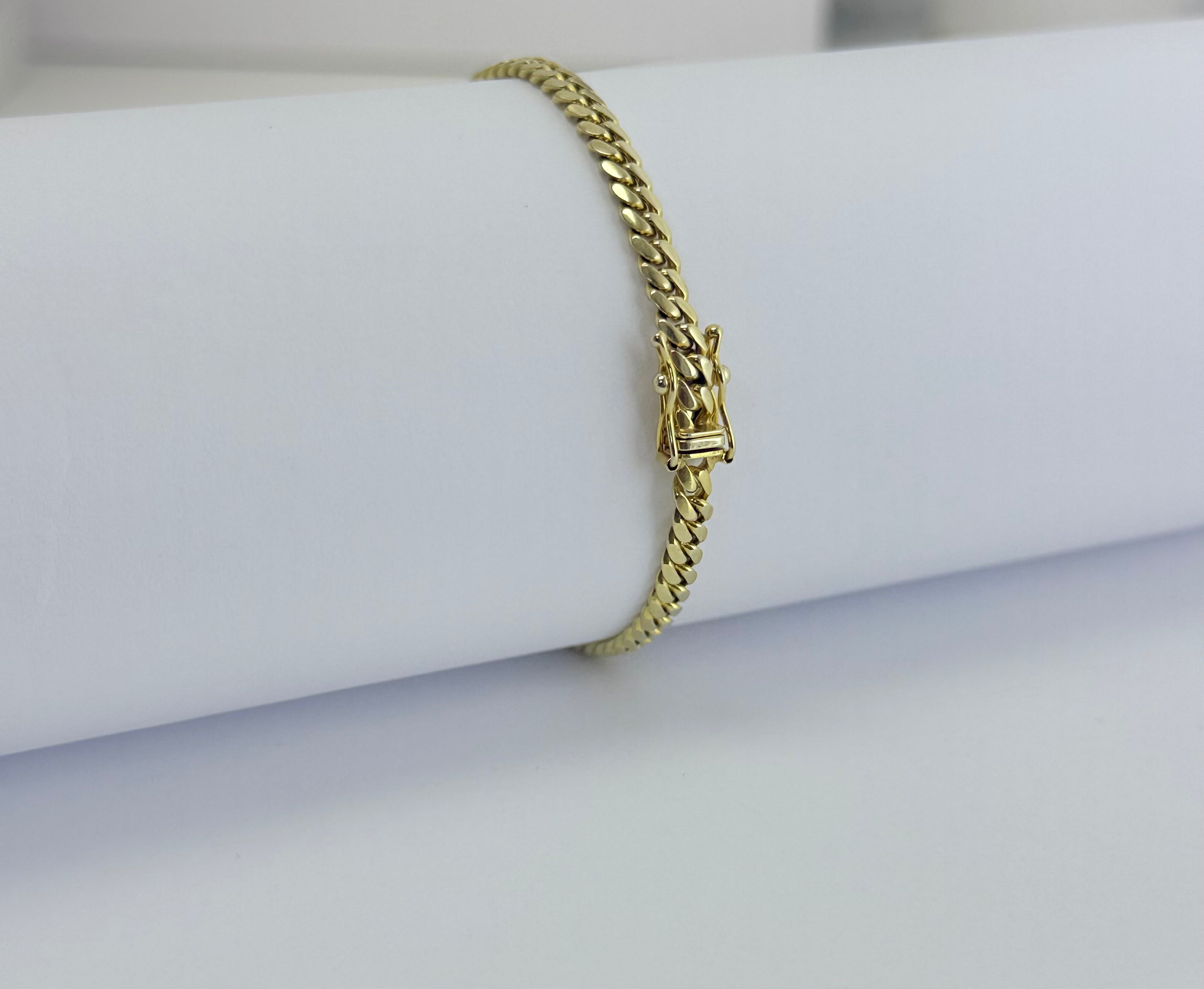 Pulsera Cuban link 14k