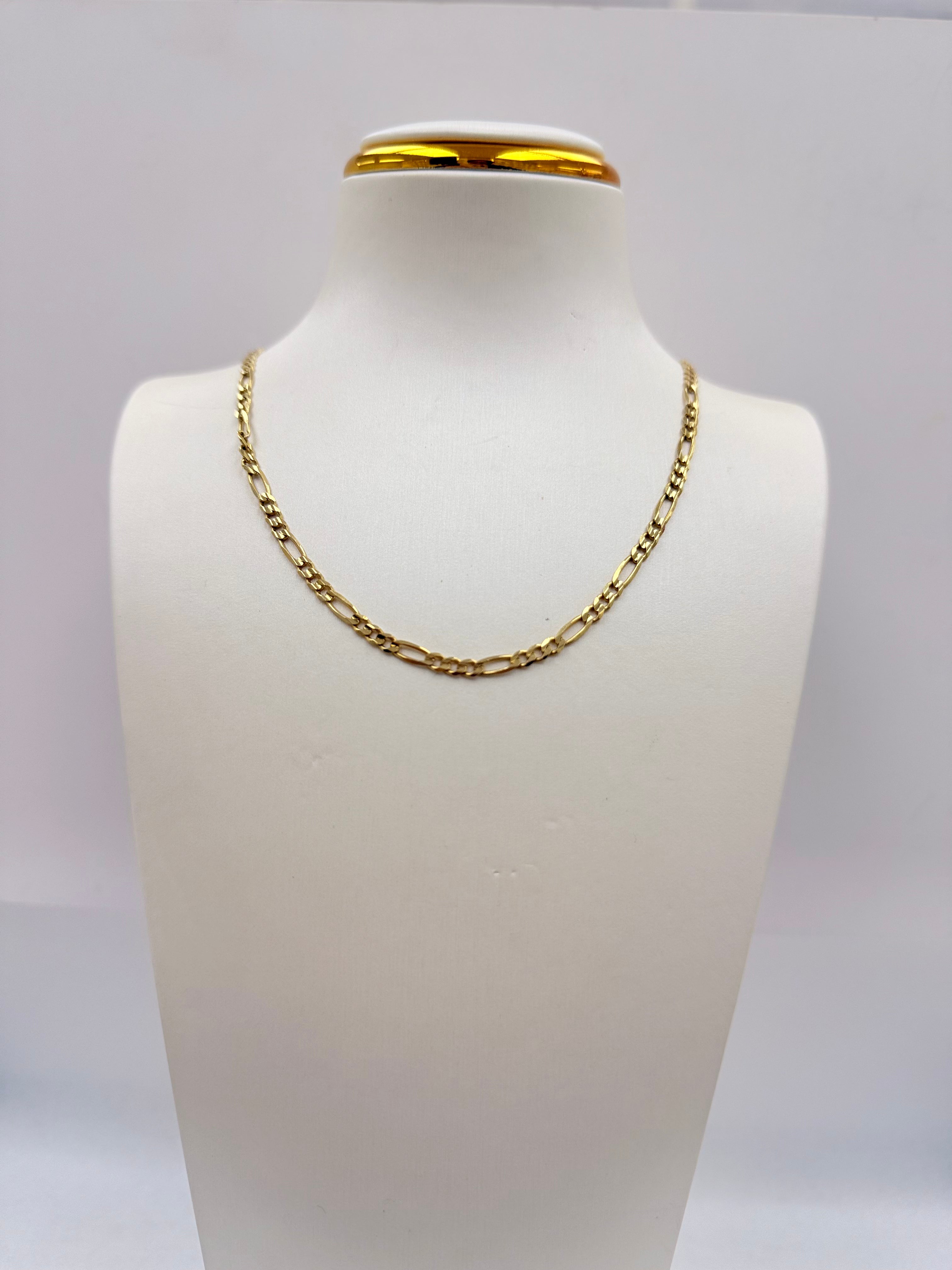 Cadena fígaro 14k
