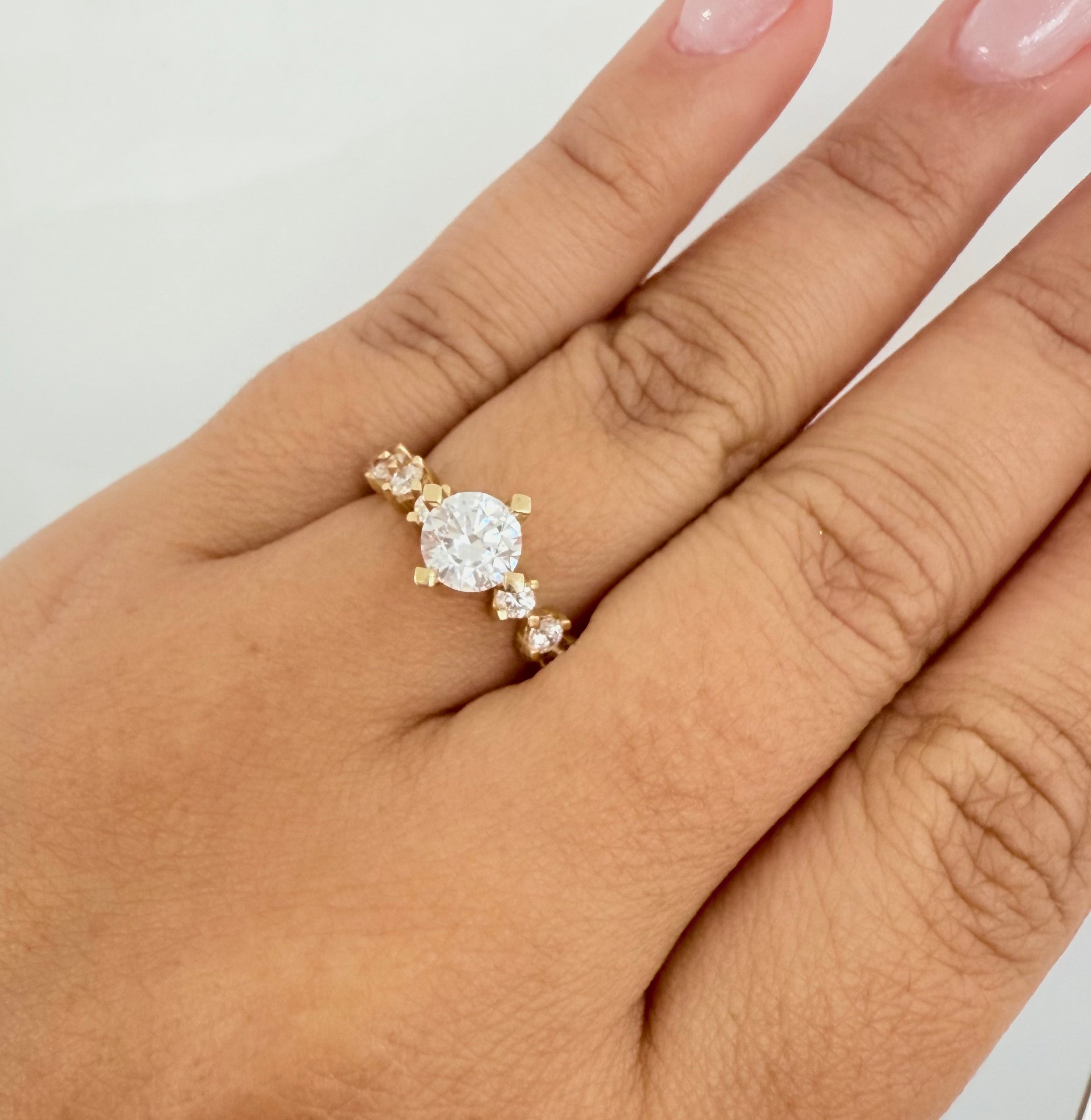 Anillo  de promesa 10k