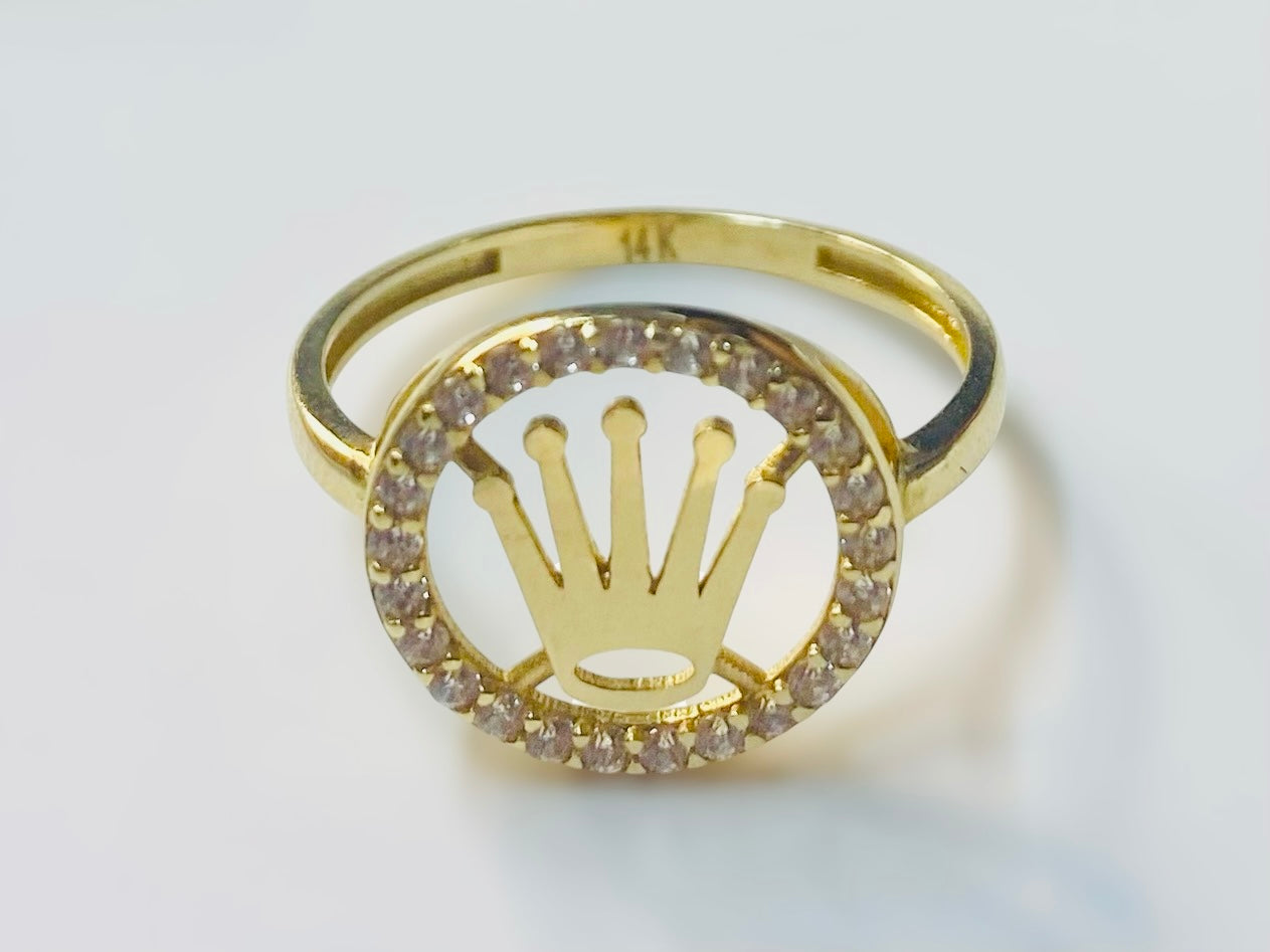 Anillo de Corona 14k