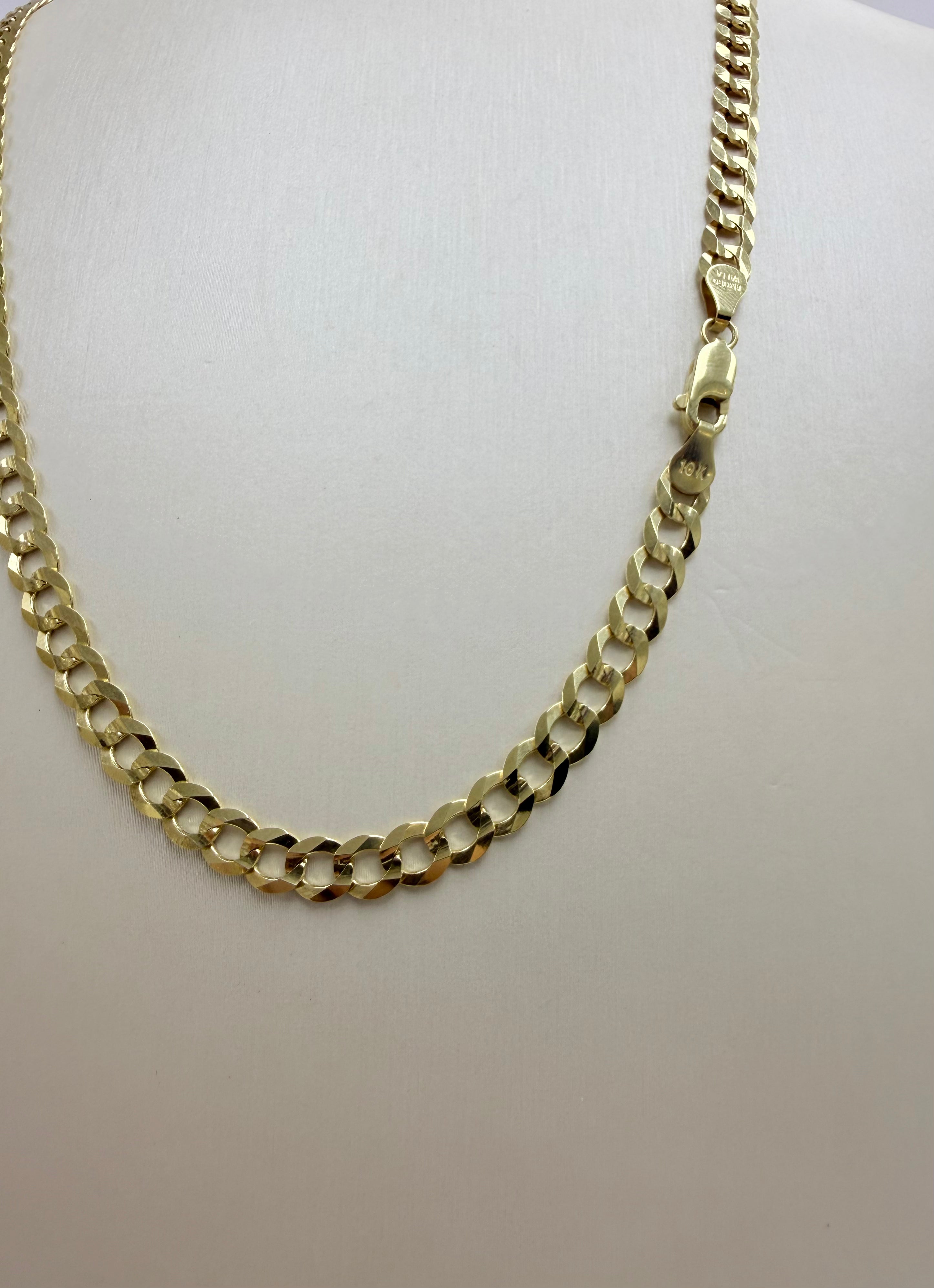 Cadena corte brillo 10k 5.6mm
