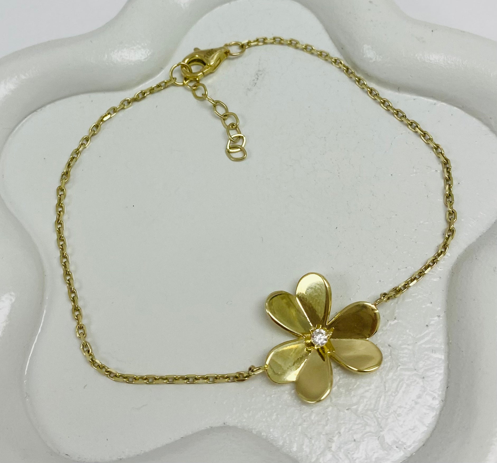 Pulsera flor Privole 10k