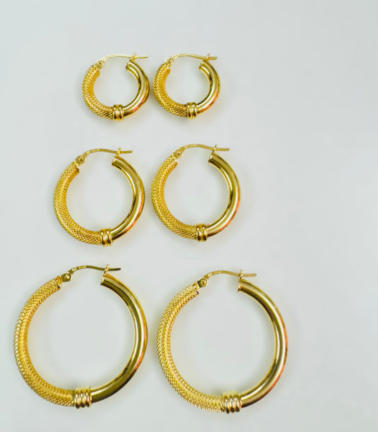 Argollas 14k