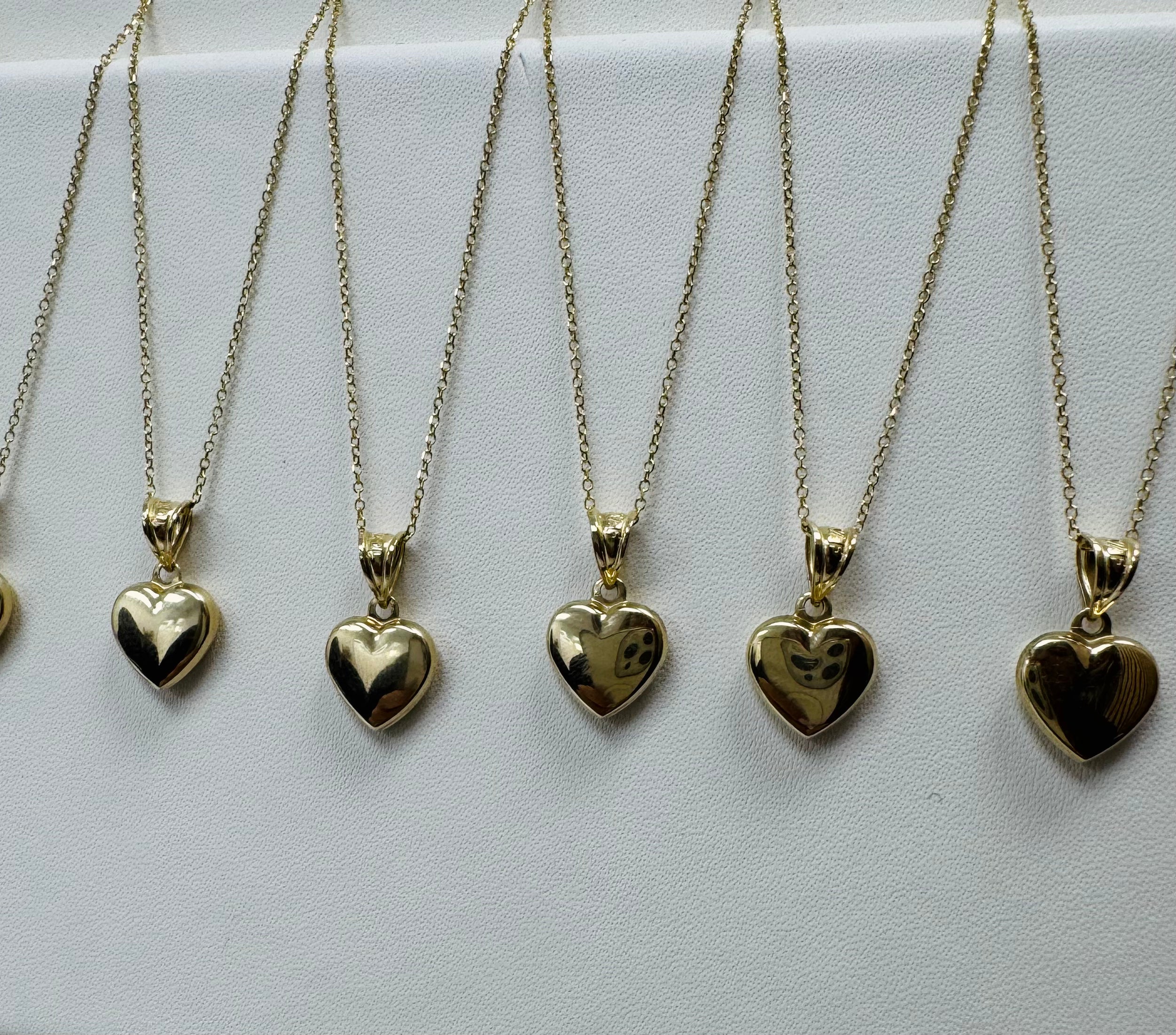 Cadena boston con dije de corazón 10k
