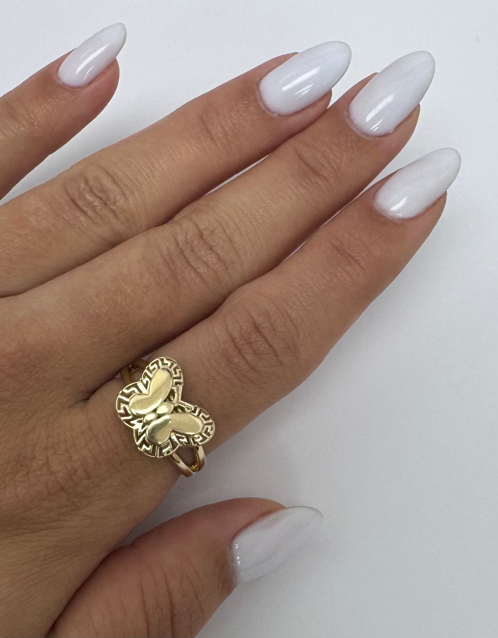Anillo mariposa 10k