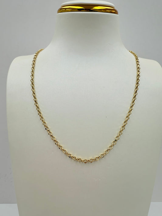 Cadena rolo 14k