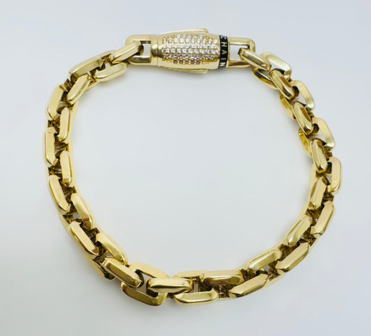 Pulsera Mónaco 14k