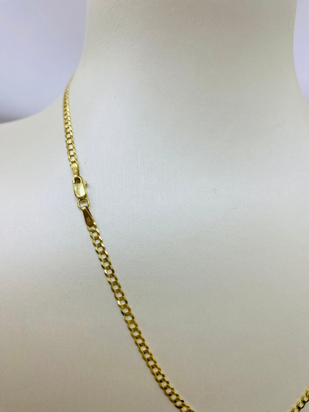 Cadena corte brillo 10k 2.5mm grosor