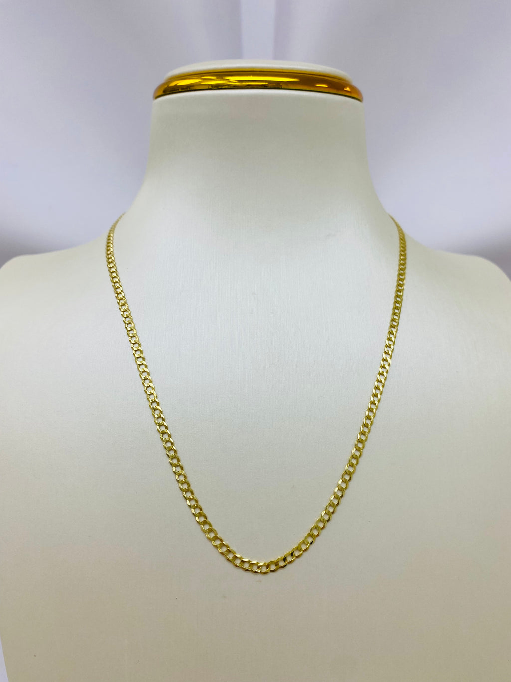 Cadena corte brillo 10k 2.5mm grosor