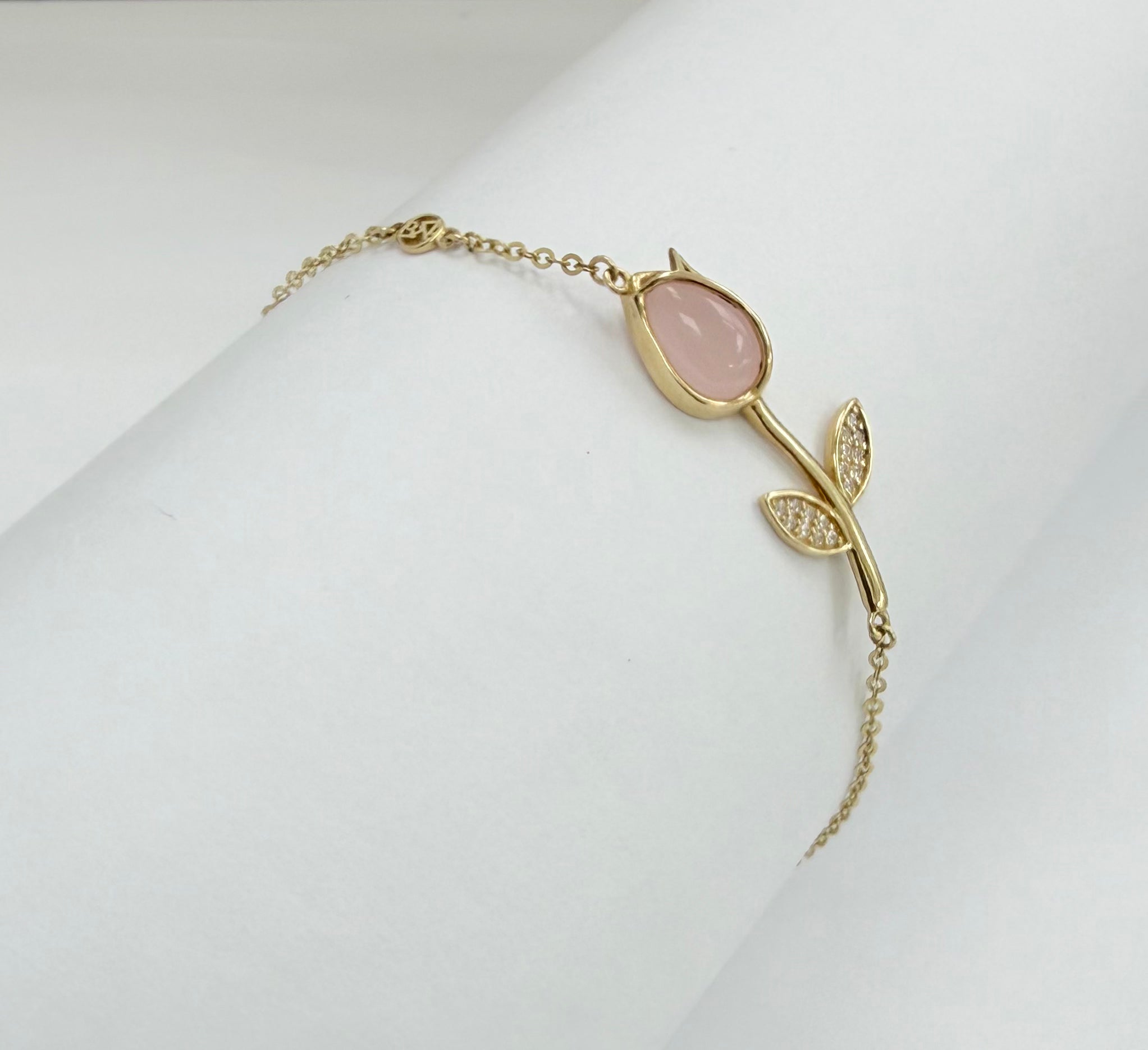 Pulsera De Tulipan 14k