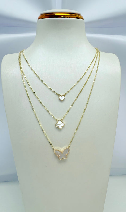 Cadena triple 14k
