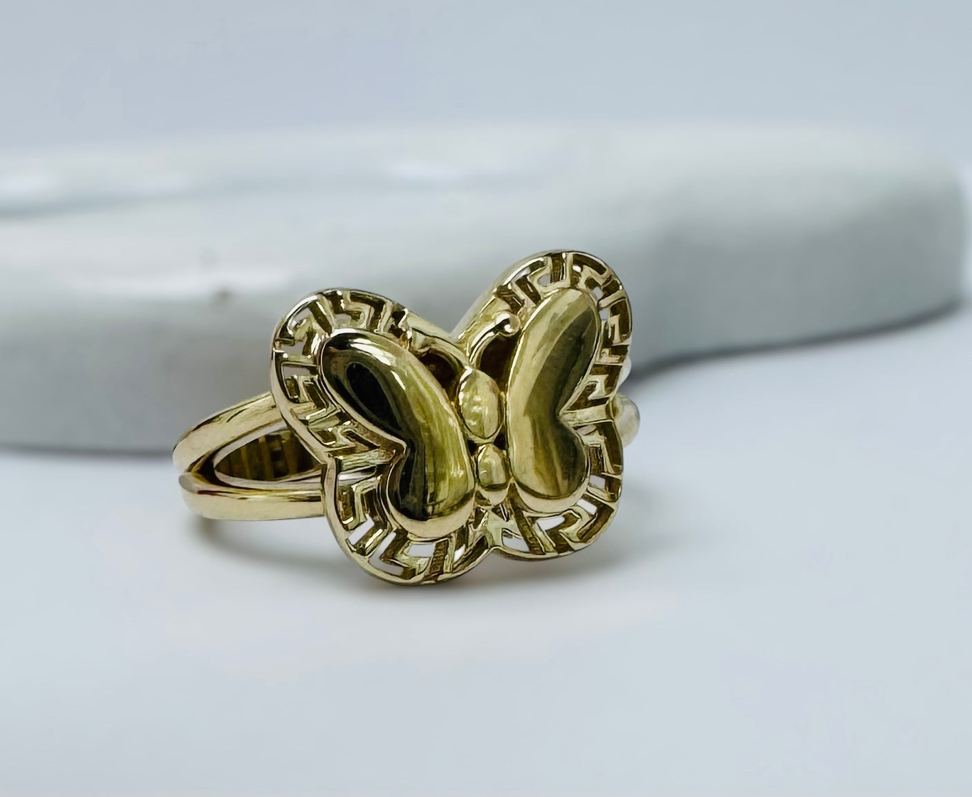 Anillo mariposa 10k